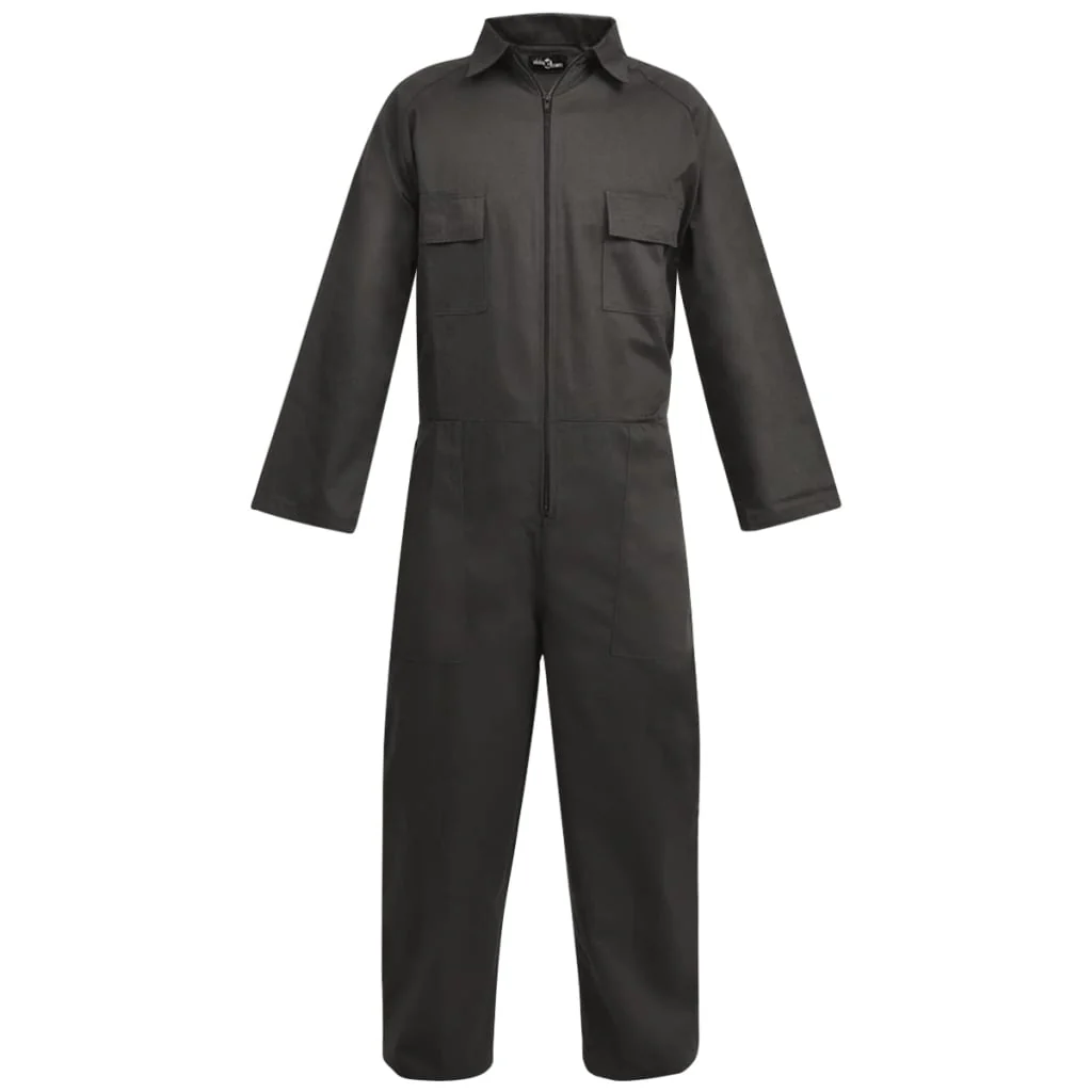 Berkfield Men's Overalls Size XL Grey