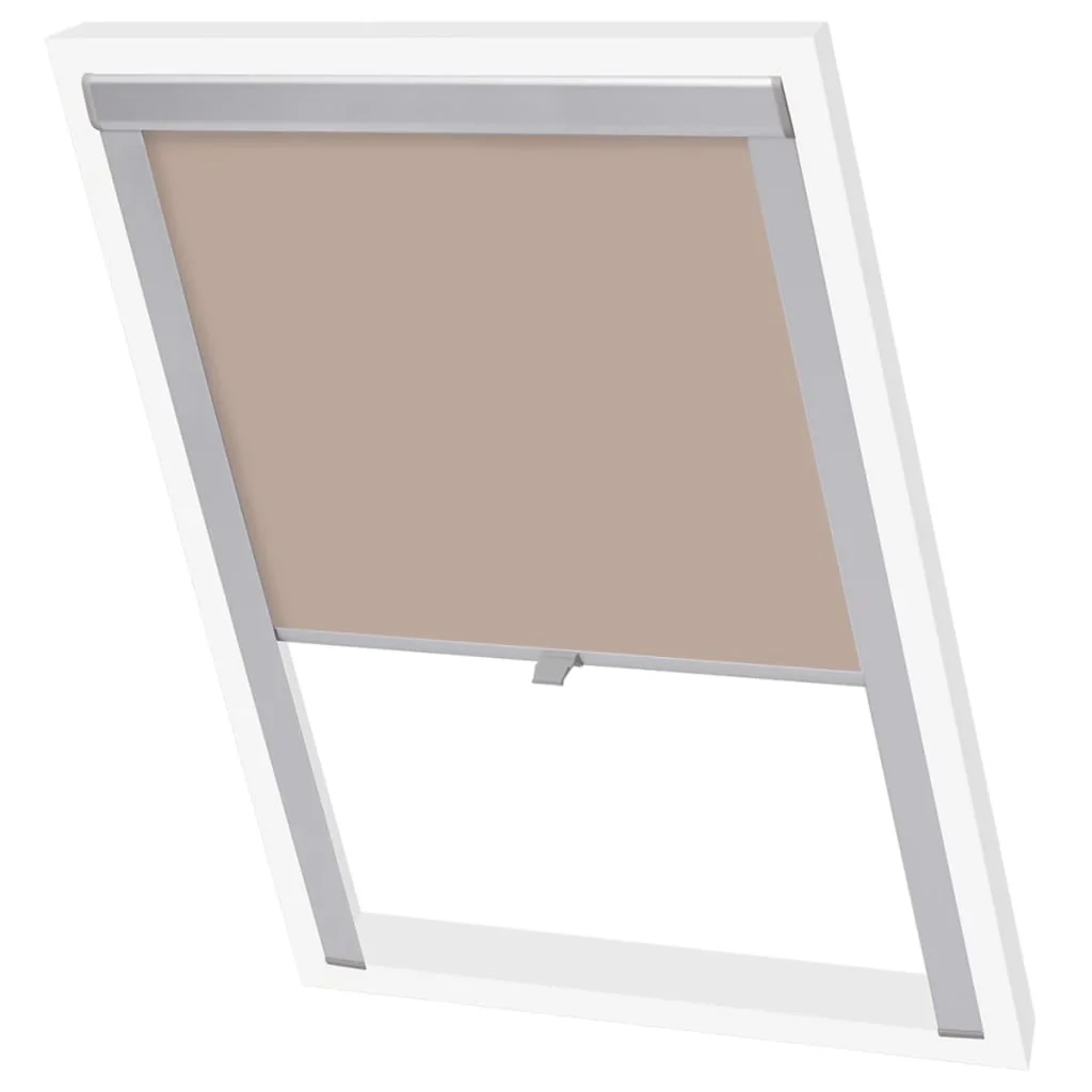 Berkfield Blackout Roller Blind Beige MK06