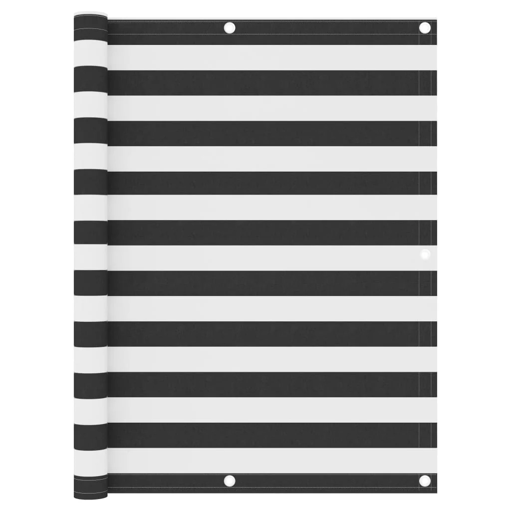 Berkfield Balcony Screen Anthracite and White 120x300 cm Oxford Fabric