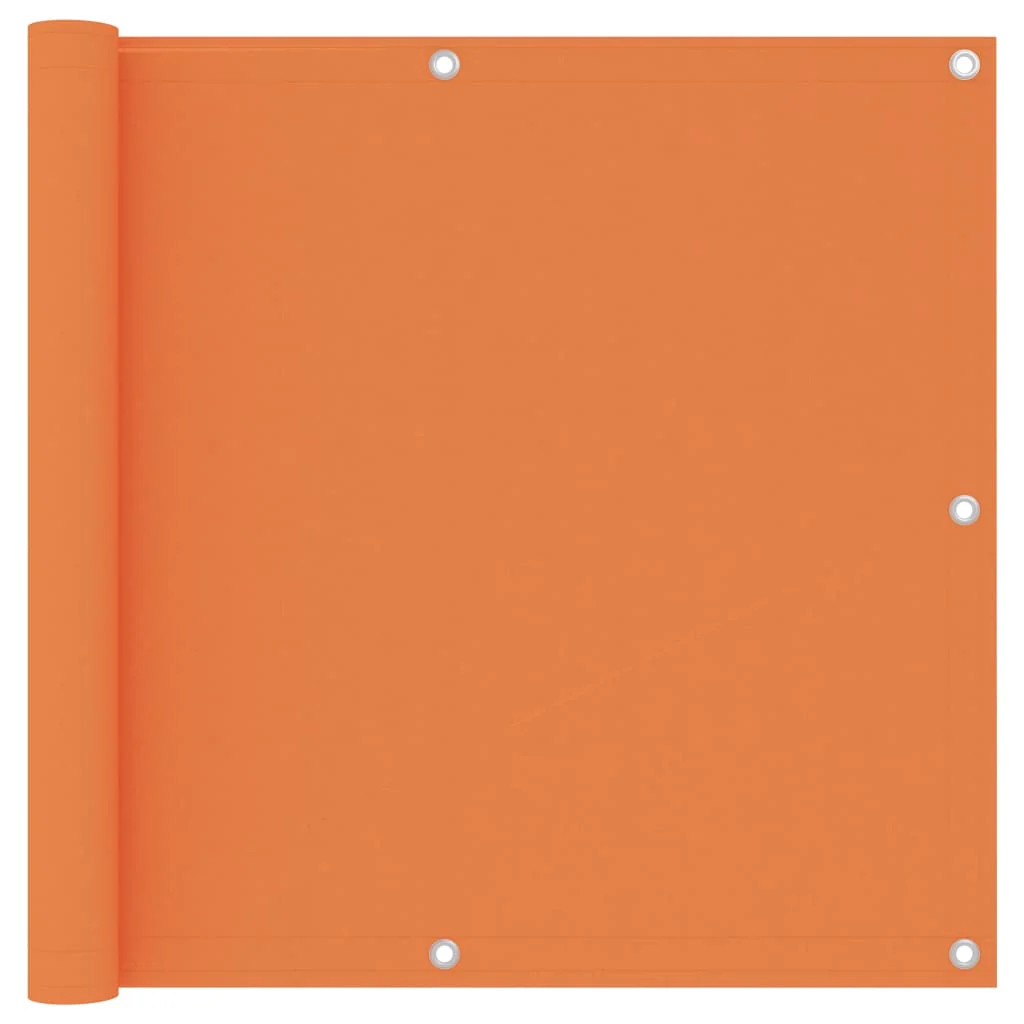 Berkfield Balcony Screen Orange 90x400 cm Oxford Fabric
