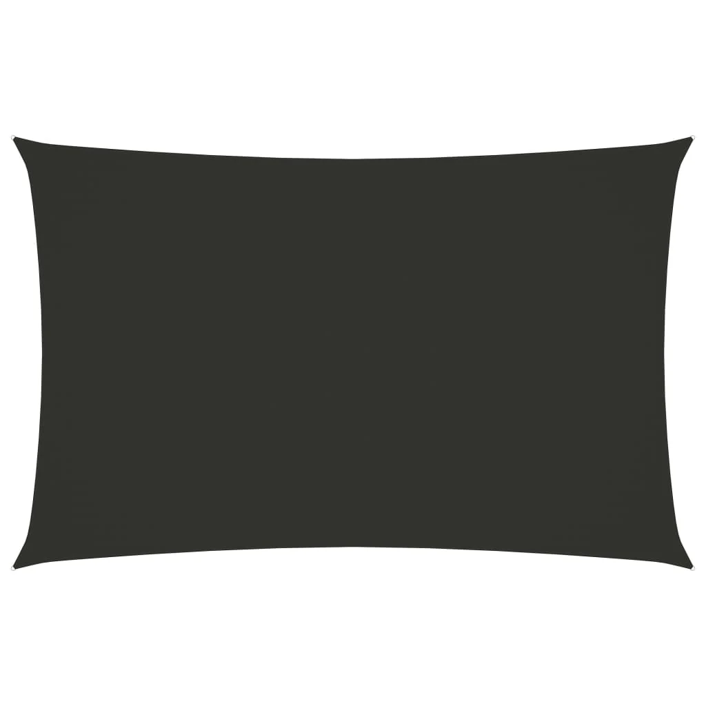 Berkfield Sunshade Sail Oxford Fabric Rectangular 2x5 m Anthracite