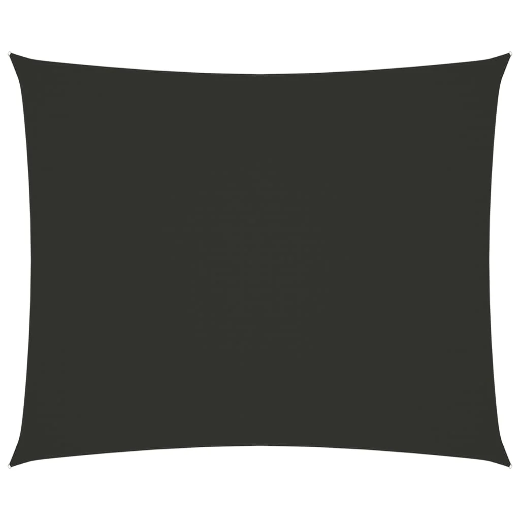 Berkfield Sunshade Sail Oxford Fabric Rectangular 5x6 m Anthracite