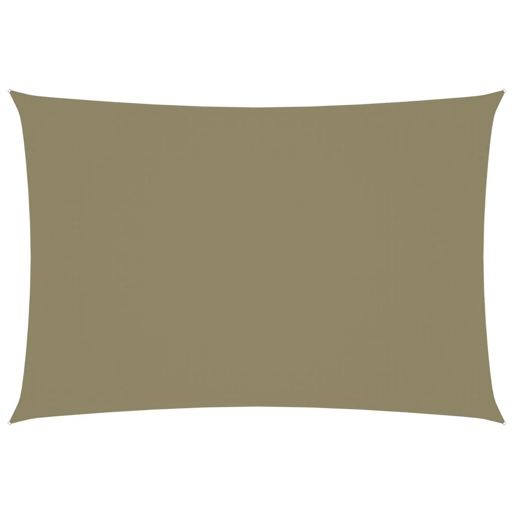 Berkfield Sunshade Sail Oxford Fabric Rectangular 2.5x4.5 m Beige