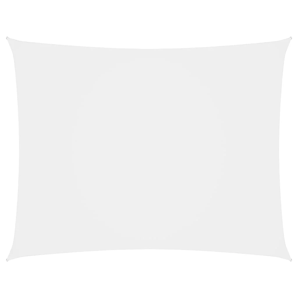 Berkfield Sunshade Sail Oxford Fabric Rectangular 3x4 m White
