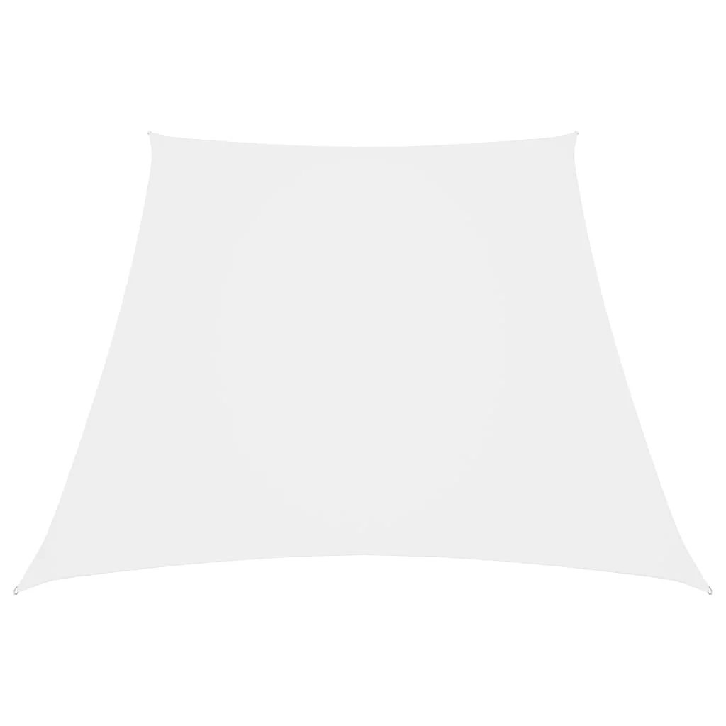 Berkfield Sunshade Sail Oxford Fabric Trapezium 3/4x3 m White