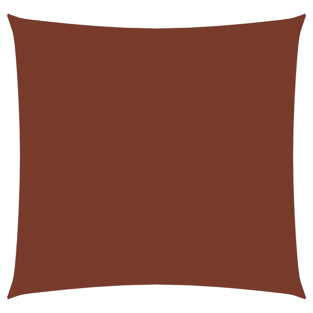 Berkfield Sunshade Sail Oxford Fabric Square 3x3 m Terracotta