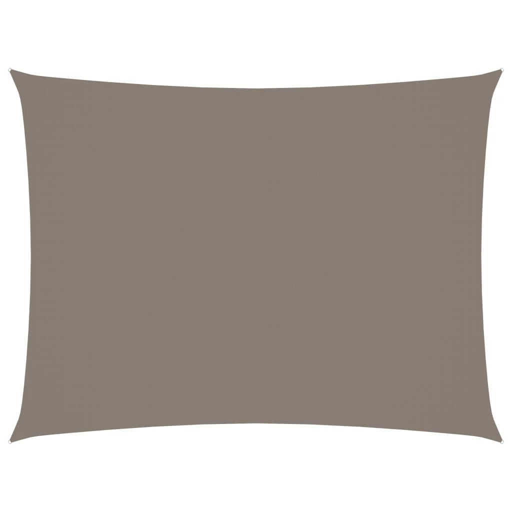 Berkfield Sunshade Sail Oxford Fabric Rectangular 4x6 m Taupe