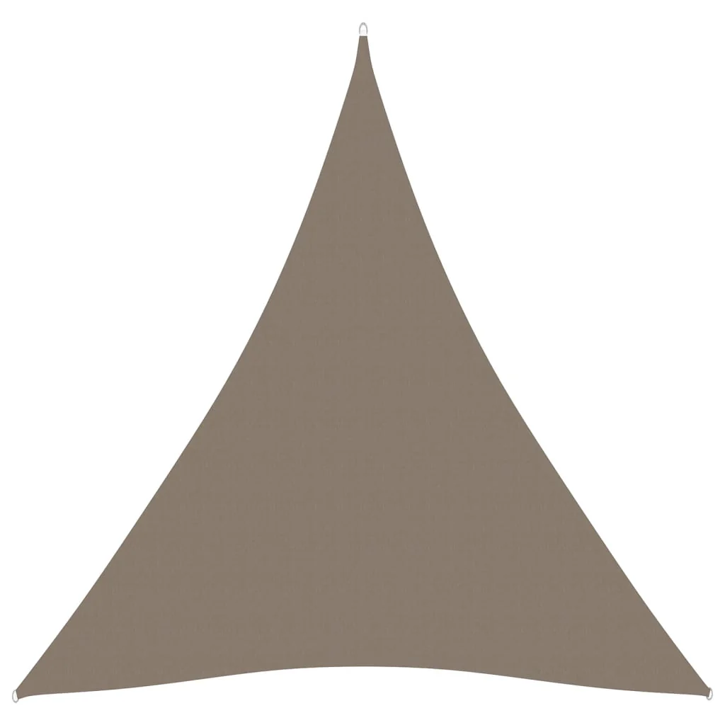 Berkfield Sunshade Sail Oxford Fabric Triangular 3x3x3 m Taupe