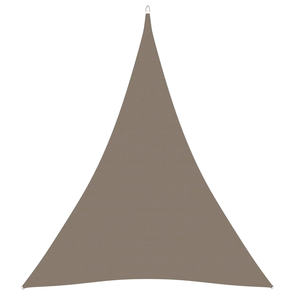 Berkfield Sunshade Sail Oxford Fabric Triangular 5x6x6 m Taupe