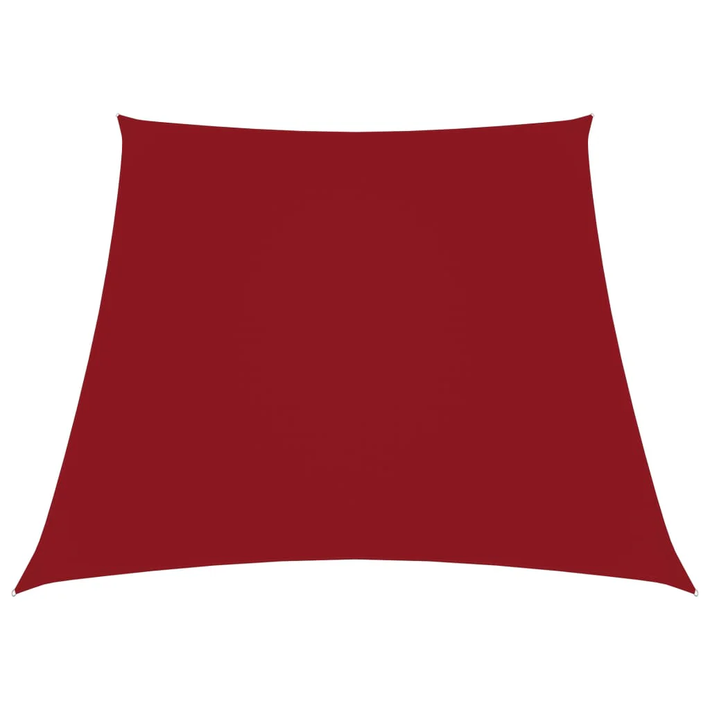 Berkfield Sunshade Sail Oxford Fabric Trapezium 2/4x3 m Red