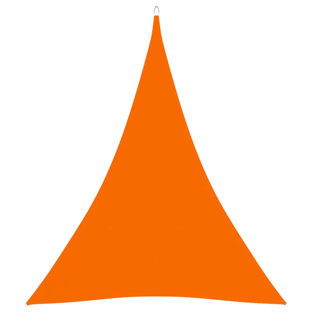 Berkfield Sunshade Sail Oxford Fabric Triangular 5x6x6 m Orange