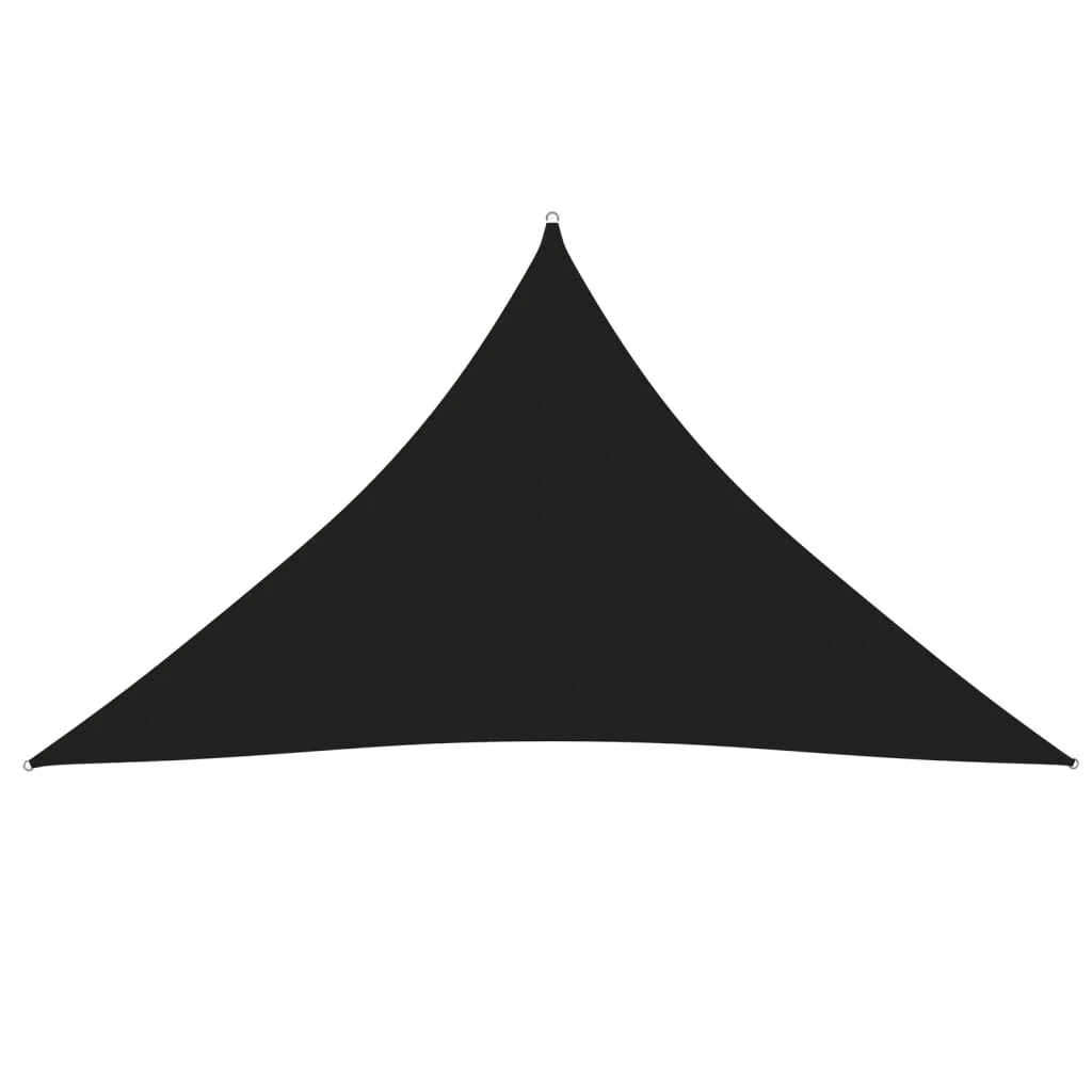Berkfield Sunshade Sail Oxford Fabric Triangular 2.5x2.5x3.5 m Black