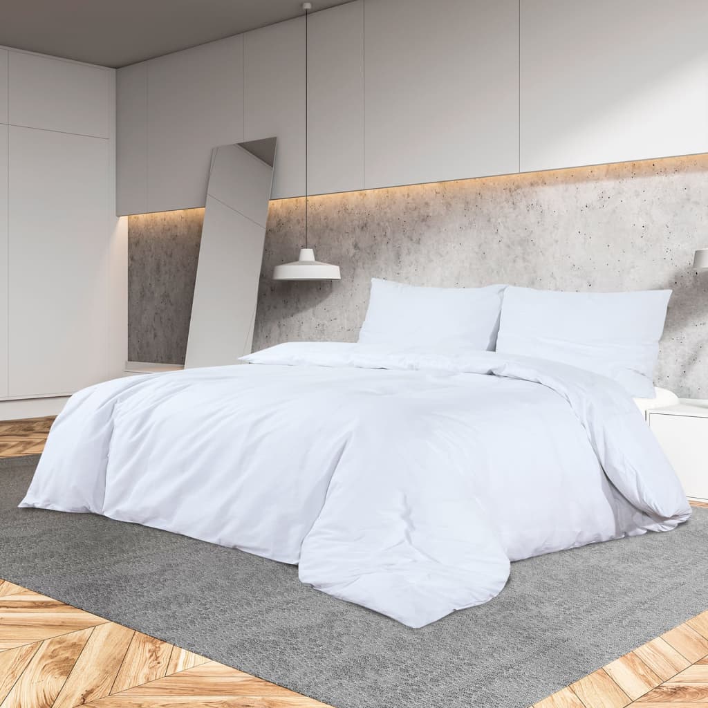Berkfield Duvet Cover Set White 200x200 cm Cotton