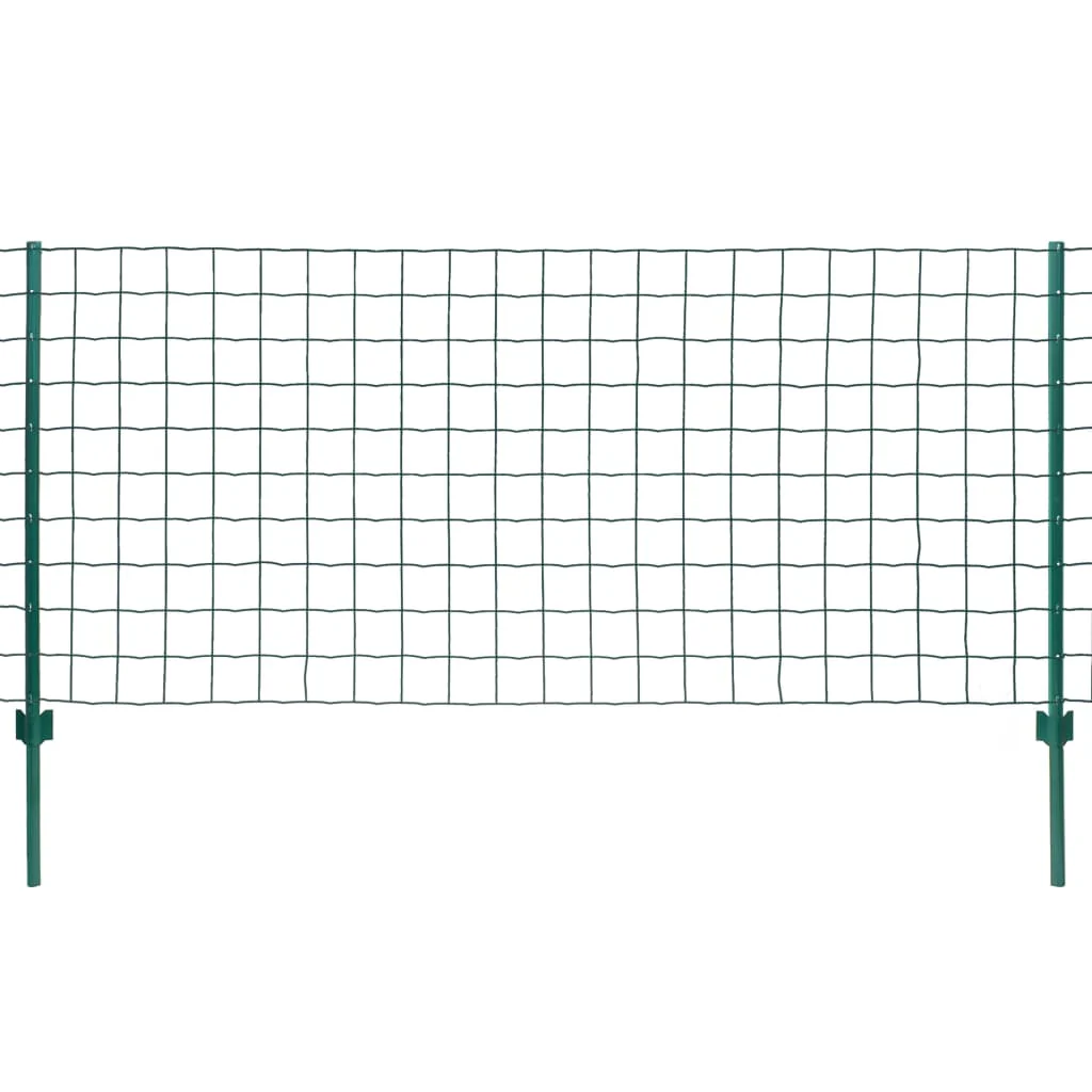 Berkfield Euro Fence Steel 20x1 m Green