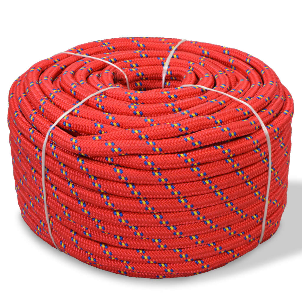 Berkfield Marine Rope Polypropylene 16 mm 50 m Red