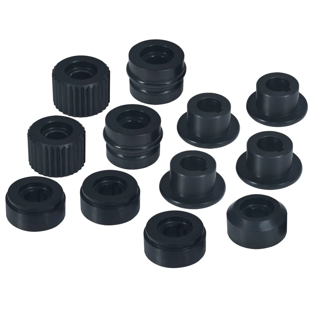 Berkfield Flange Nuts for Tube Beading Machine 12 pcs Steel