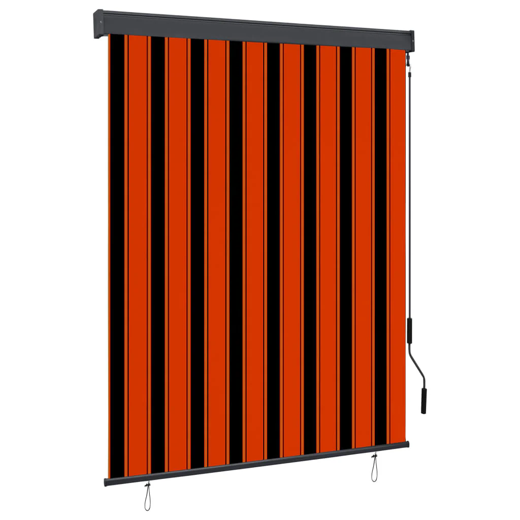 Berkfield Outdoor Roller Blind 140x250 cm Orange and Brown