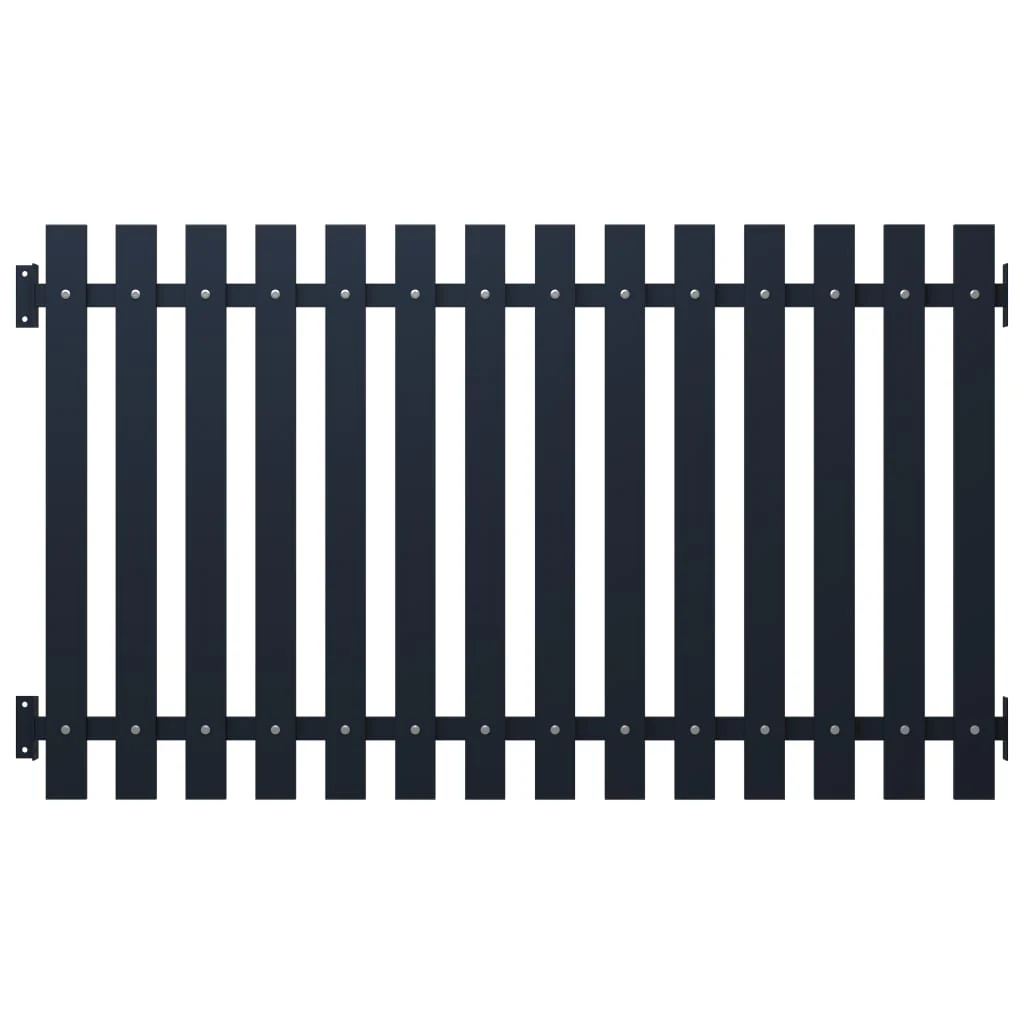 Berkfield Fence Panel Anthracite 170.5x125 cm Powder-coated Steel