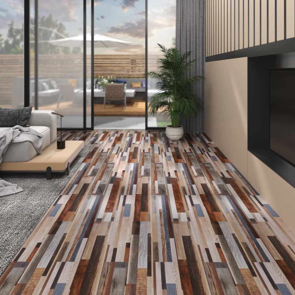 Berkfield Non Self-adhesive PVC Flooring Planks 5.26 må_ 2 mm Multicolour