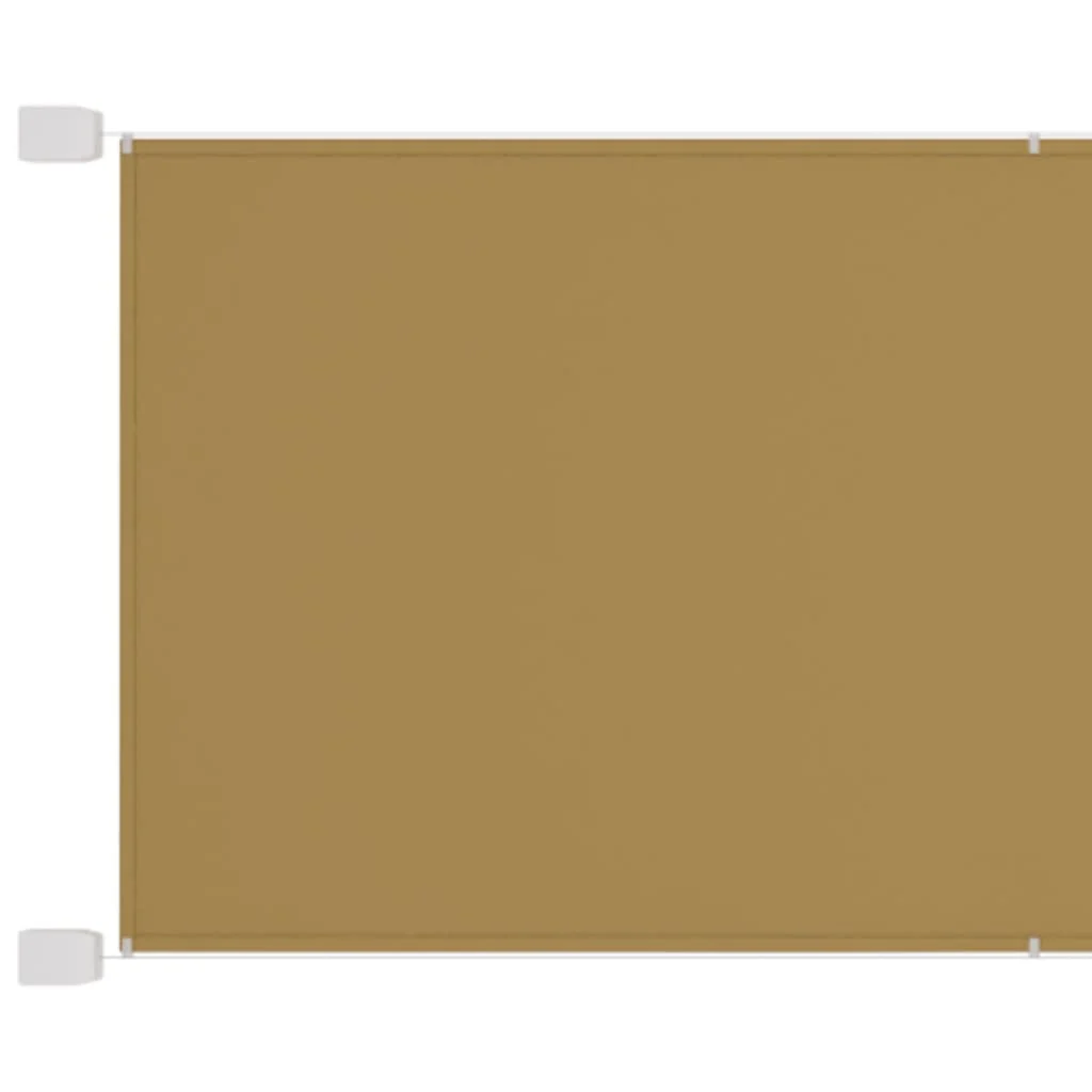Berkfield Vertical Awning Beige 200x360 cm Oxford Fabric