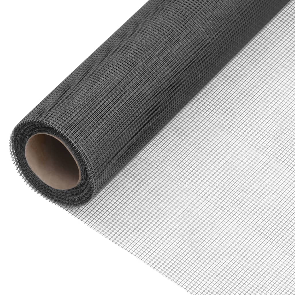 Berkfield Mesh Screen Fiberglass 112x500 cm Black