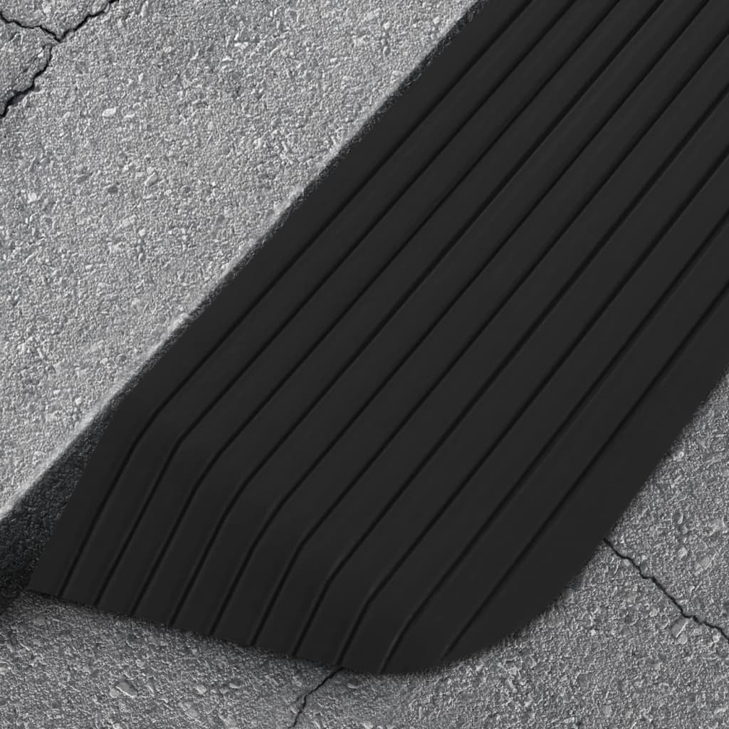 Berkfield Threshold Ramps 2 pcs 110x32x3.8 cm Rubber