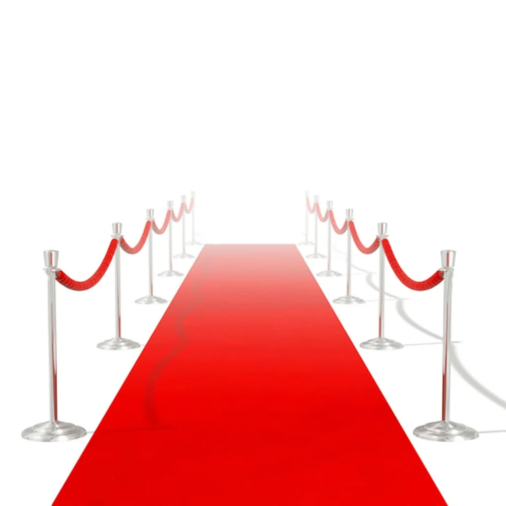 Berkfield Red Carpet 1 x 10 m Extra Heavy 400 g/m2