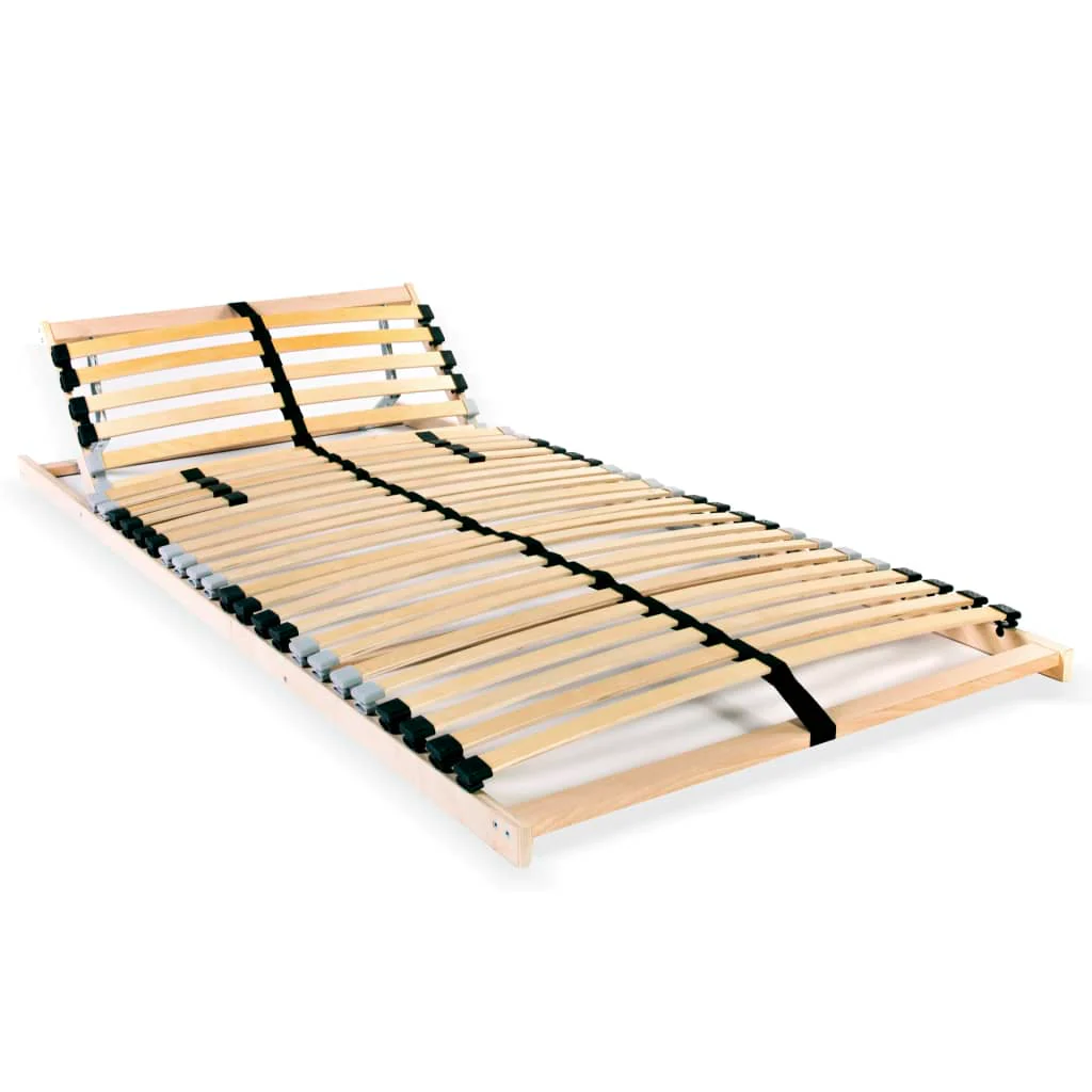 Berkfield Slatted Bed Base with 28 Slats 7 Zones 90x200 cm