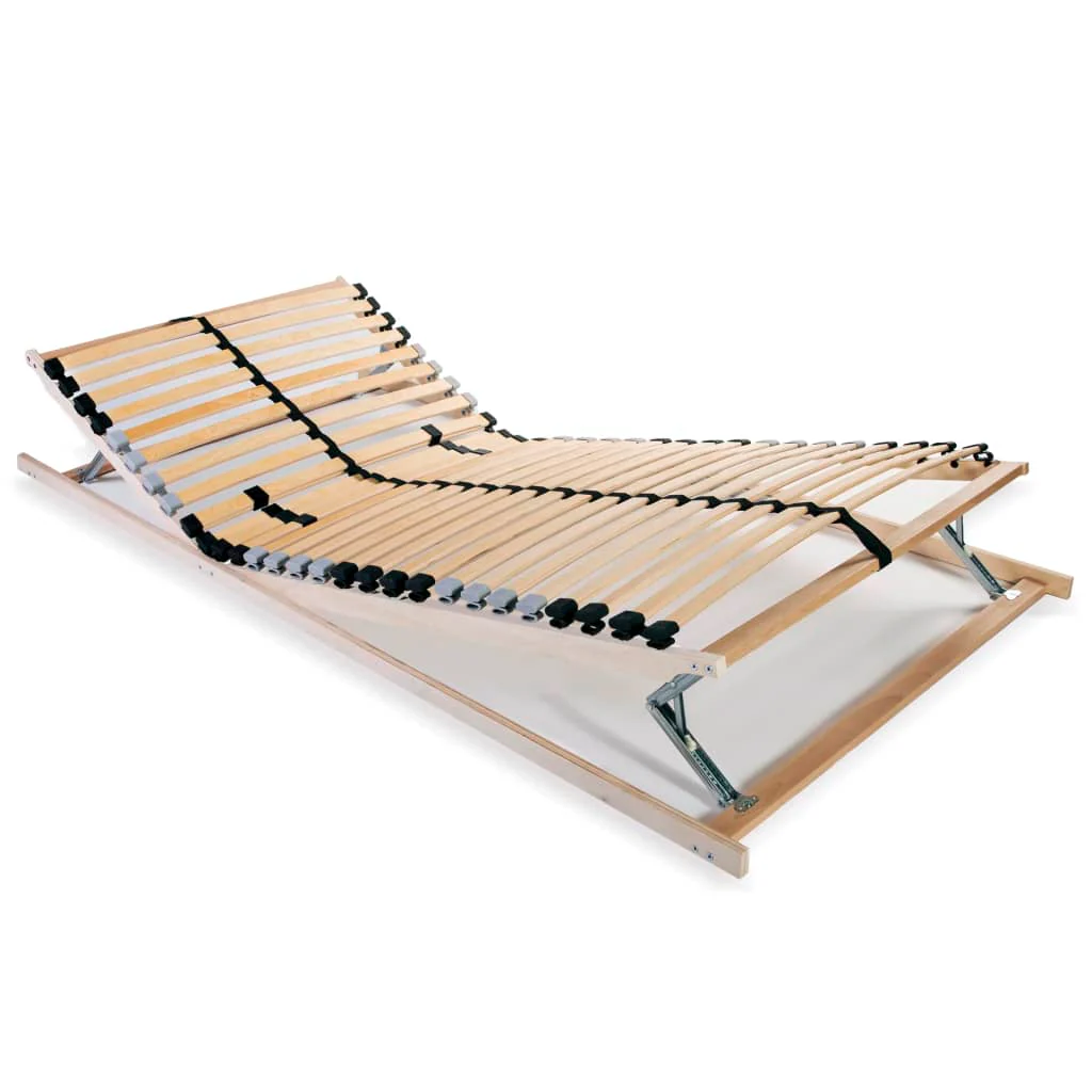 Berkfield Slatted Bed Base with 28 Slats 7 Zones 80x200 cm