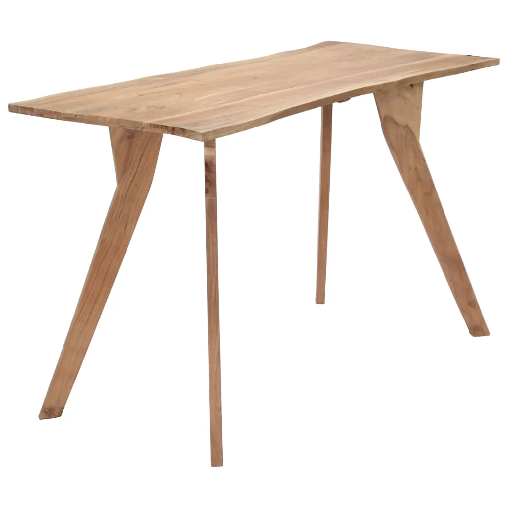 Berkfield Dining Table 120x58x76 cm Solid Acacia Wood