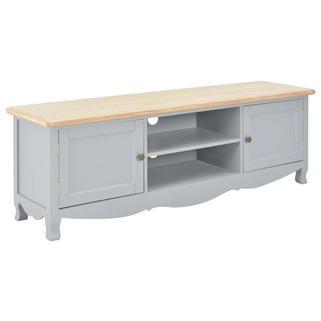 Berkfield TV Cabinet Grey 120x30x40 cm Wood