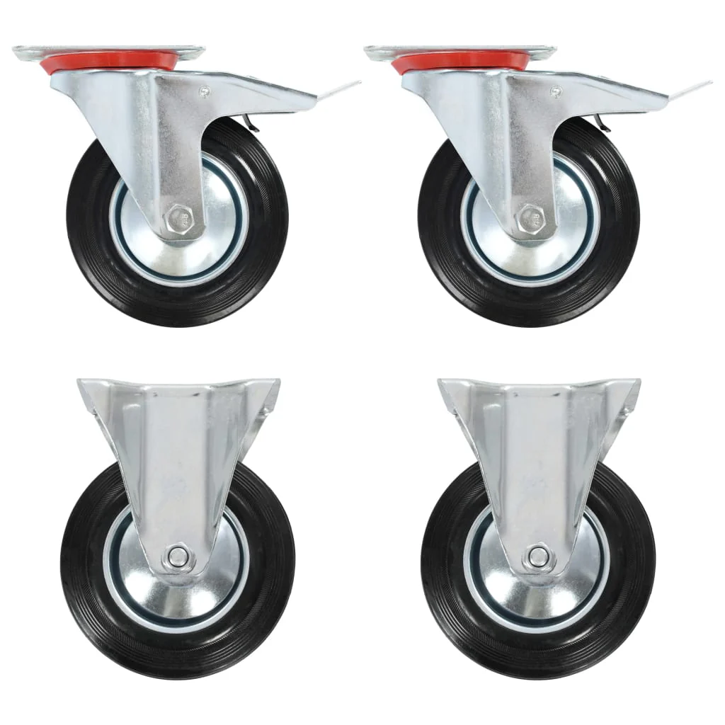 Berkfield 8 pcs Casters 160 mm