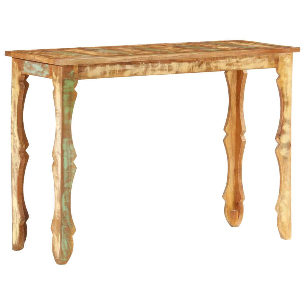 Berkfield Console Table 110x40x76 cm Solid Reclaimed Wood
