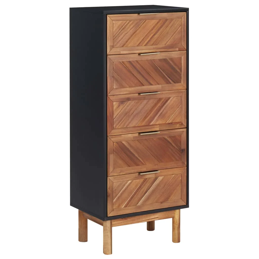 Berkfield Sideboard 45x32x115 cm Solid Acacia Wood and MDF