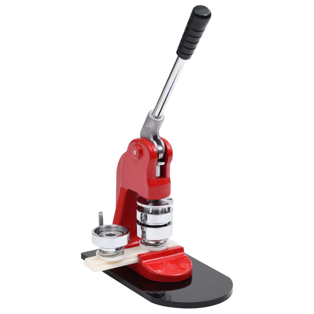 Berkfield Badge Maker Machine with Circle Cutter 58 mm