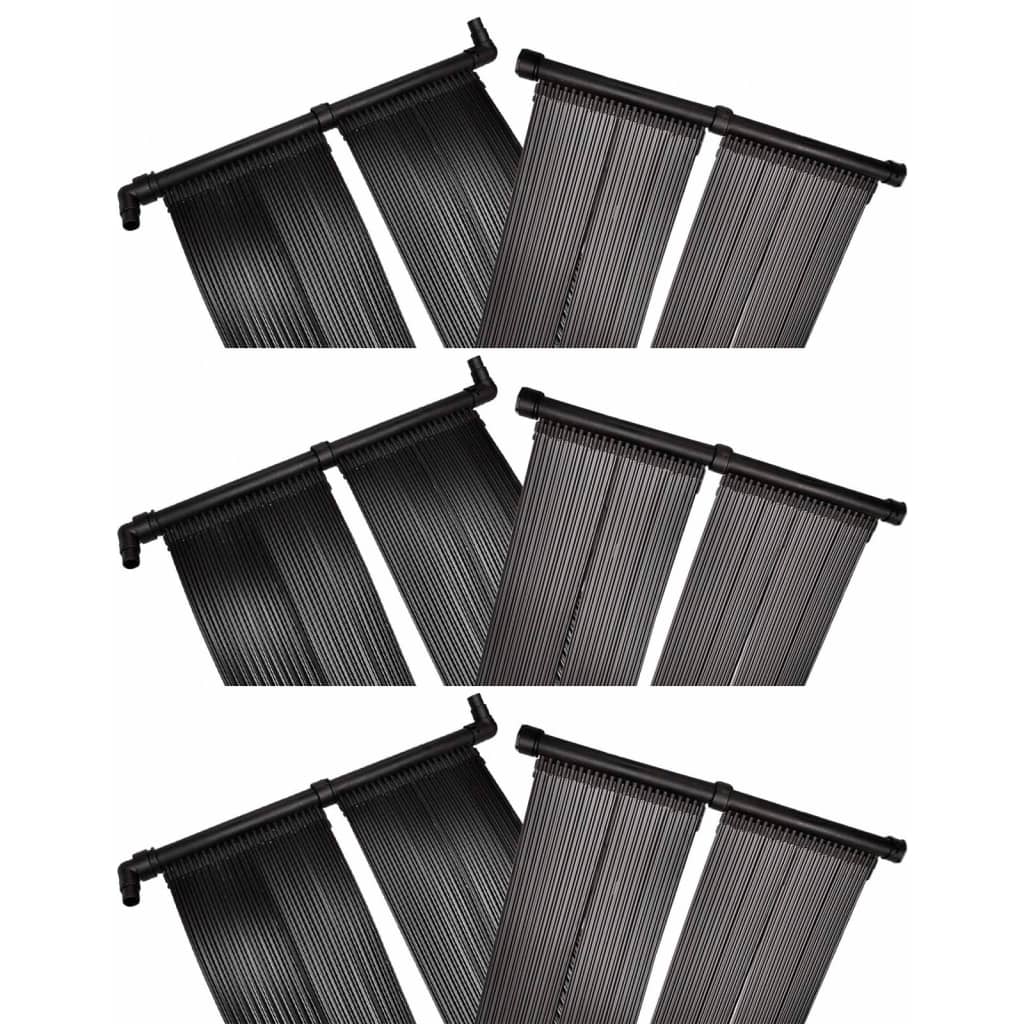 Berkfield Solar Pool Heater Panel 6 pcs 80x620 cm