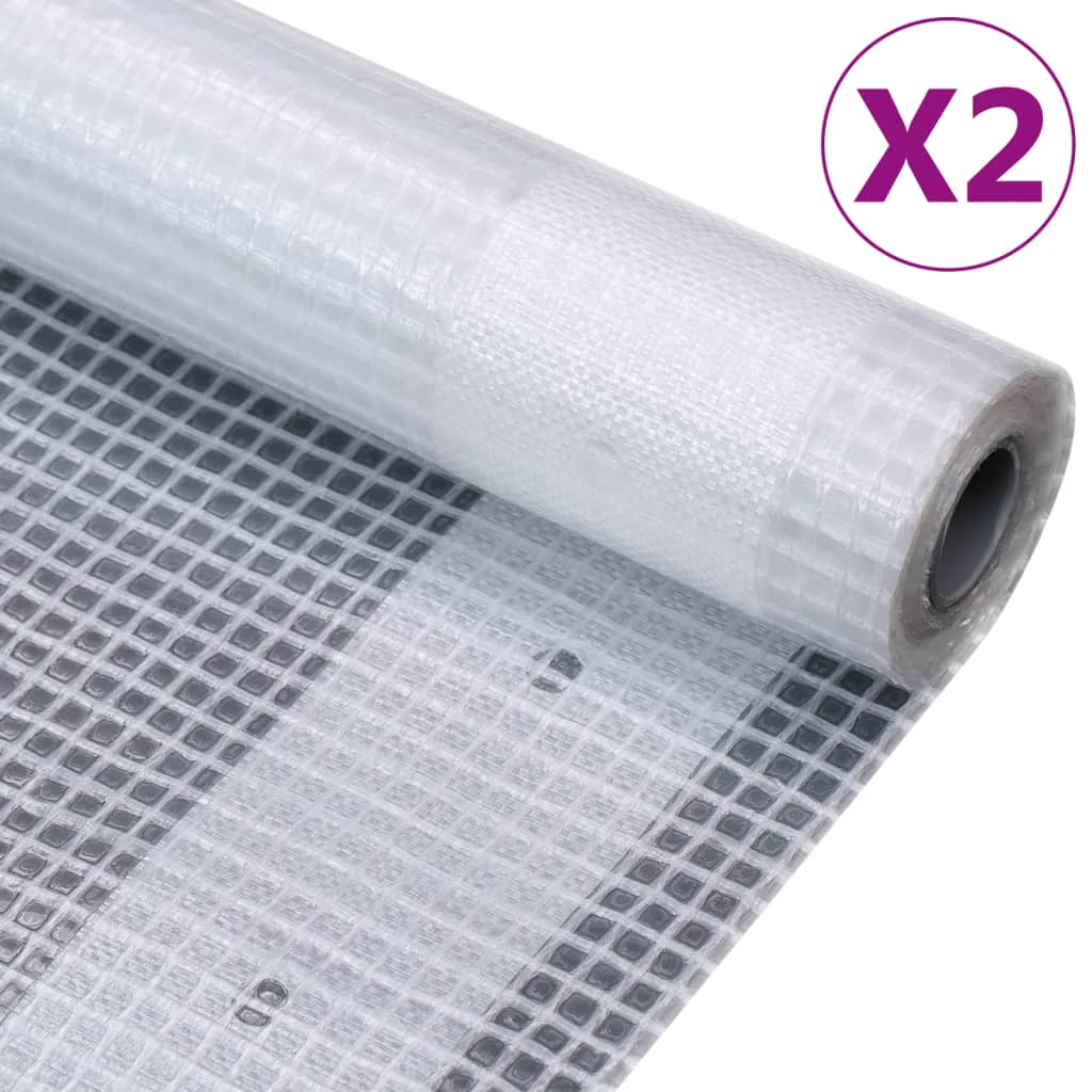 Berkfield Leno Tarpaulins 2 pcs 260 g/må_ 2x3 m White