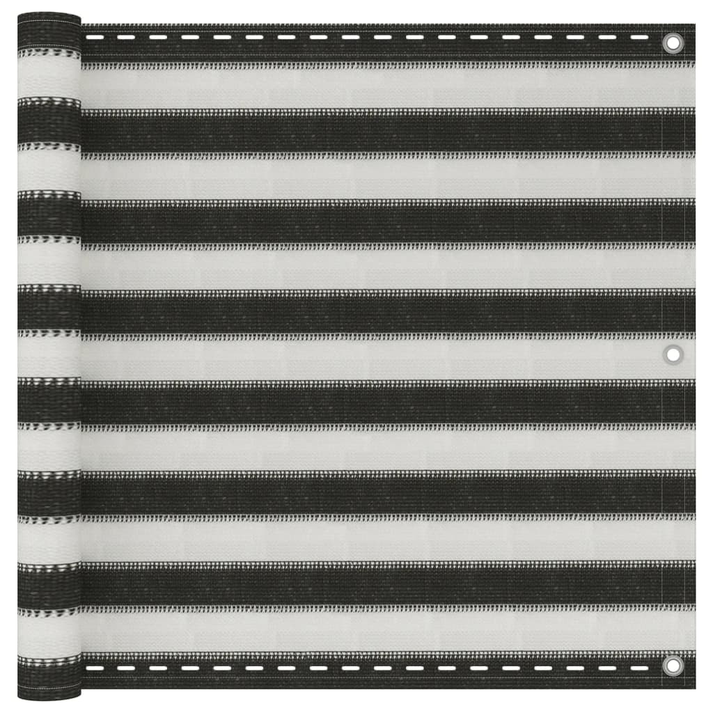 Berkfield Balcony Screen HDPE 90x300 cm Anthracite and White