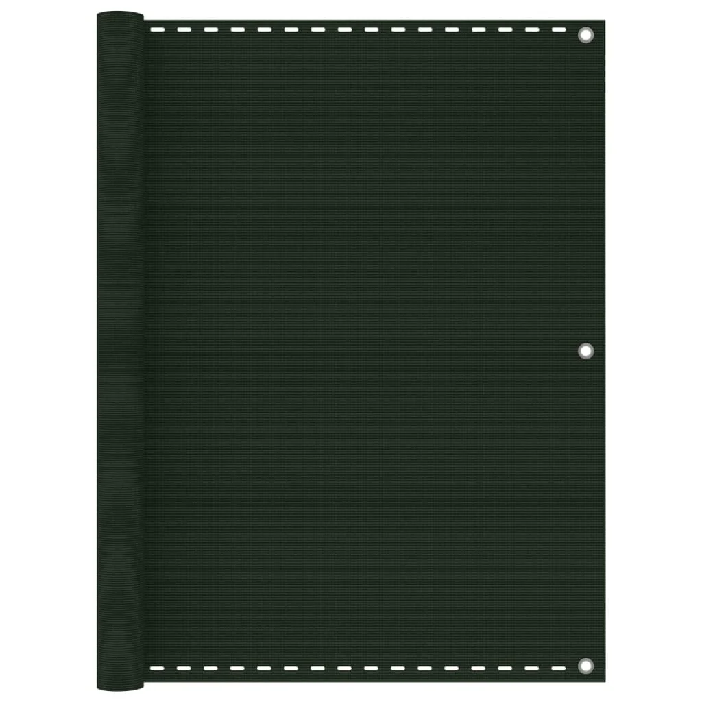 Berkfield Balcony Screen Dark Green 120x300 cm HDPE