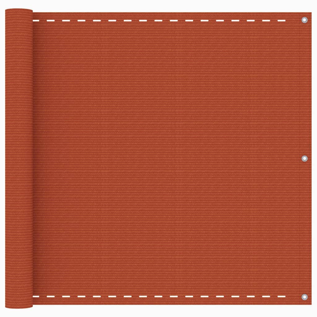 Berkfield Balcony Screen Orange 90x400 cm HDPE