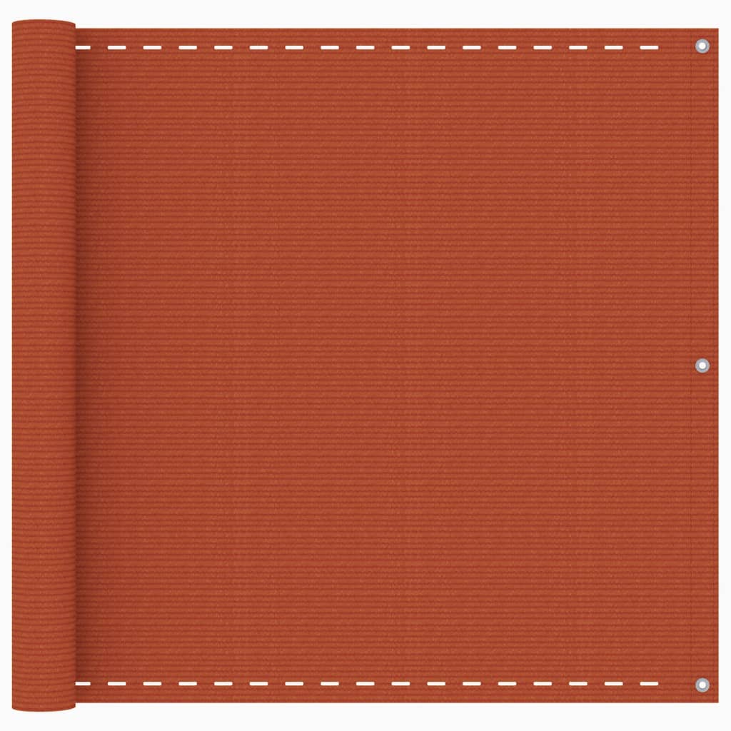 Berkfield Balcony Screen Orange 90x600 cm HDPE