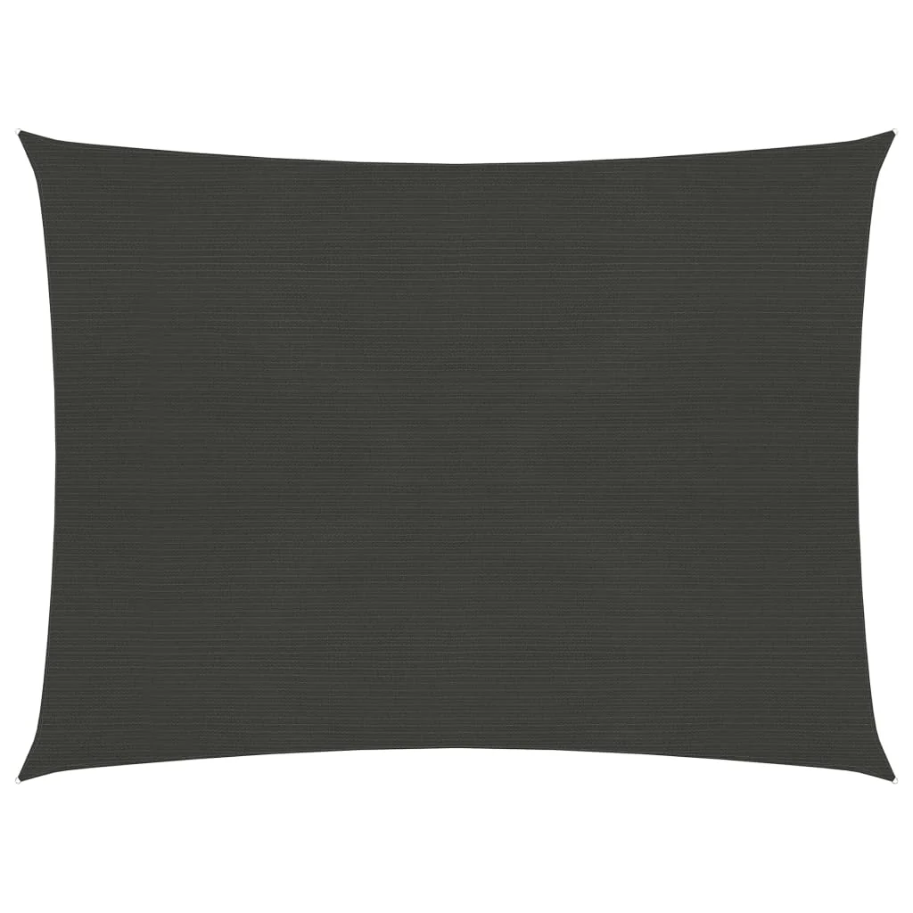 Berkfield Sunshade Sail 160 g/må_ Anthracite 2x2.5 m HDPE