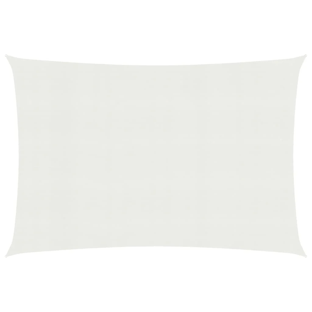 Berkfield Sunshade Sail 160 g/m�__ White 2x5 m HDPE