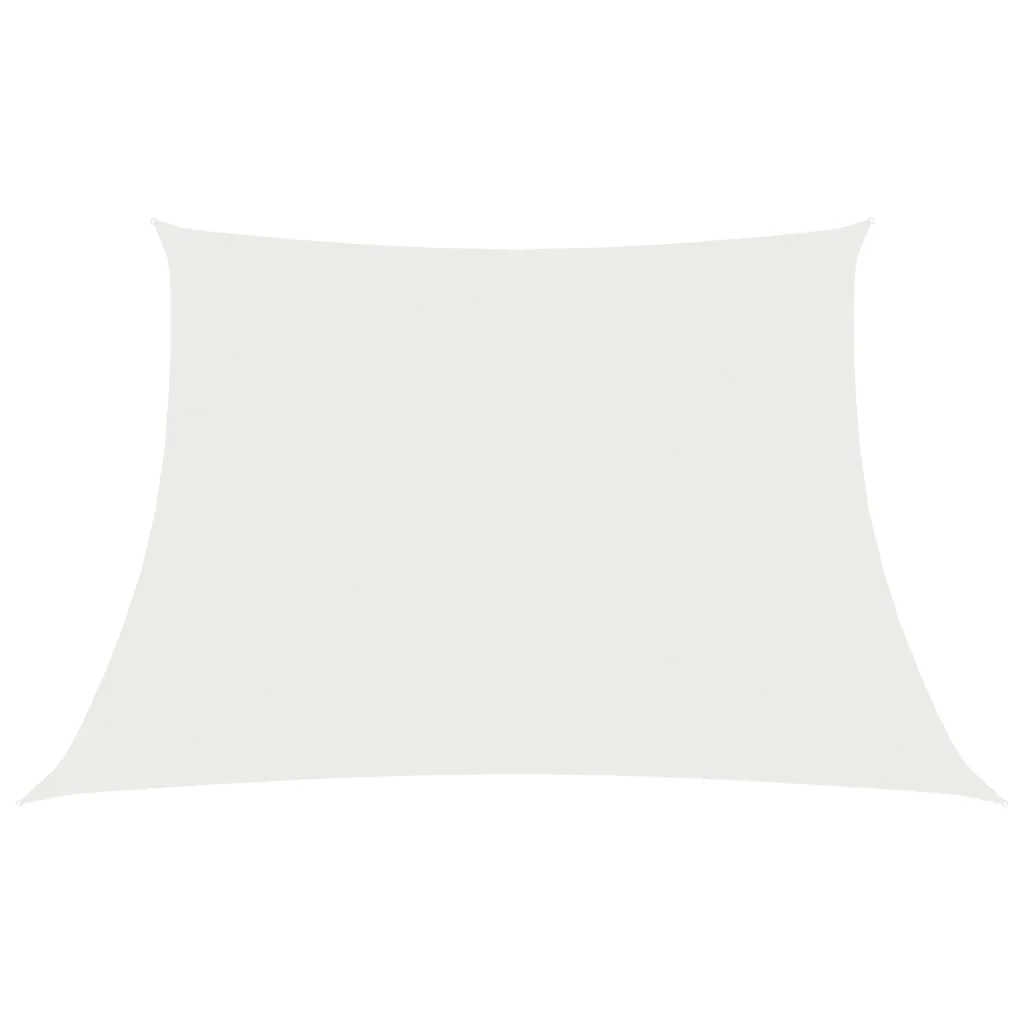 Berkfield Sunshade Sail 160 g/m�__ White 3/4x3 m HDPE