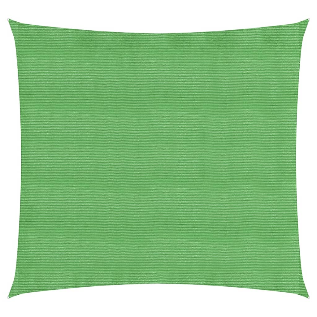 Berkfield Sunshade Sail 160 g/m�__ Light Green 5x5 m HDPE