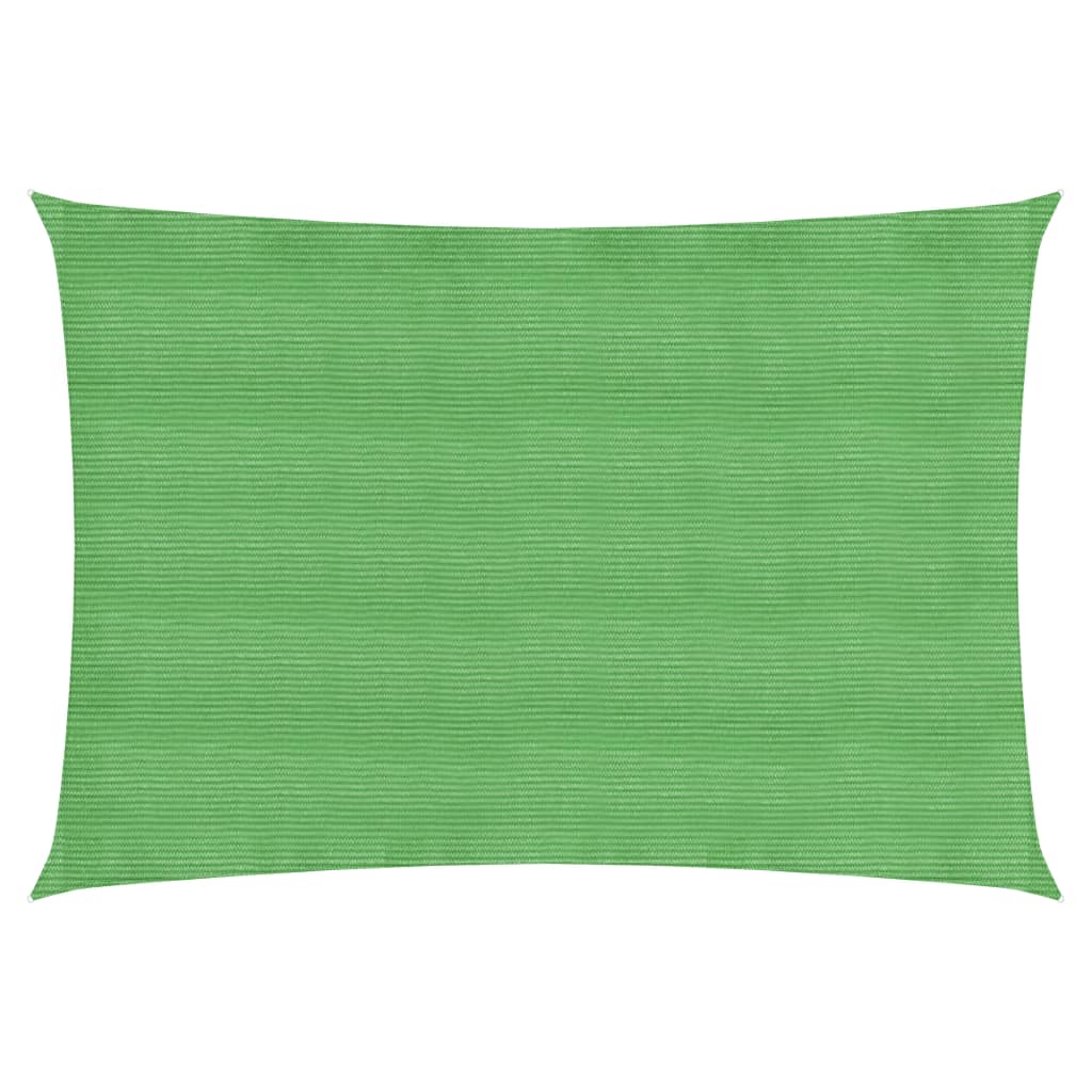 Berkfield Sunshade Sail 160 g/m�__ Light Green 4x6 m HDPE
