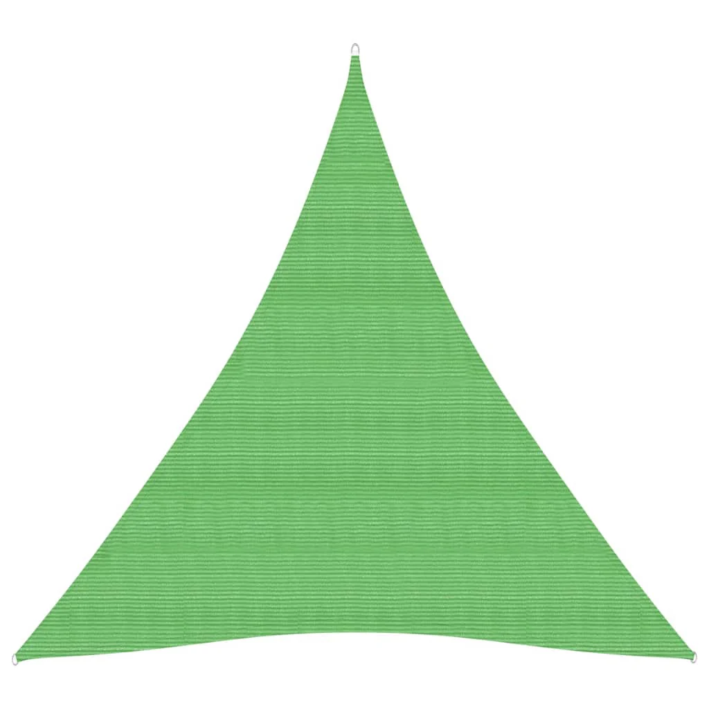 Berkfield Sunshade Sail 160 g/må_ Light Green 5x7x7 m HDPE