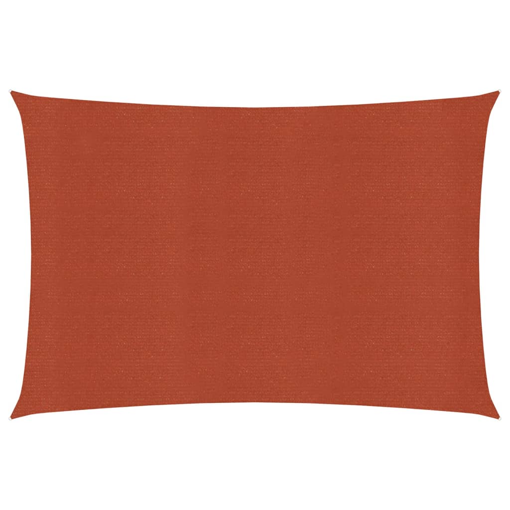 Berkfield Sunshade Sail 160 g/m�__ Terracotta 2.5x3.5 m HDPE