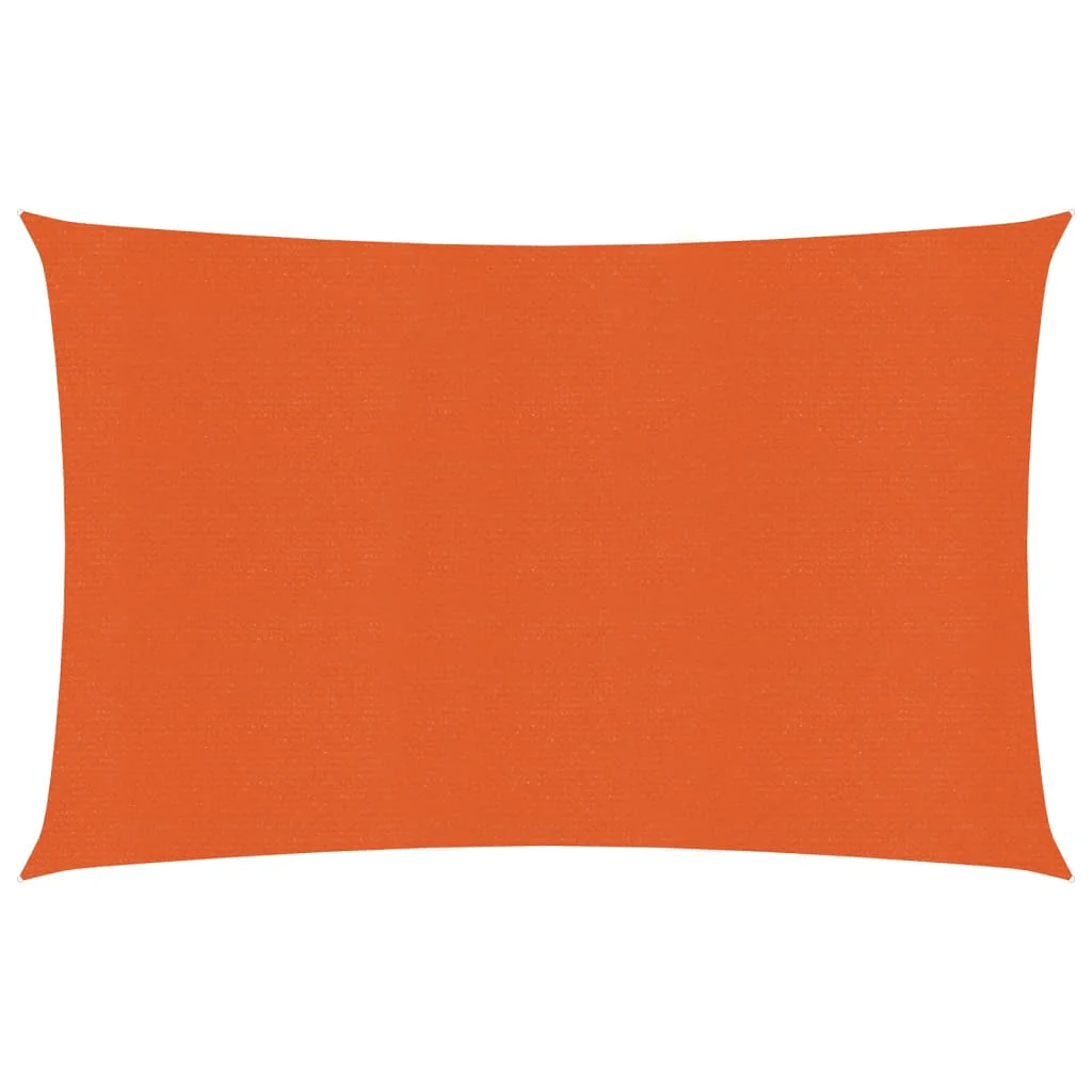 Berkfield Sunshade Sail 160 g/m�__ Orange 2.5x3.5 m HDPE