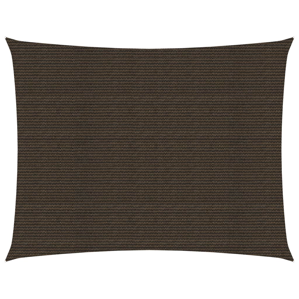 Berkfield Sunshade Sail 160 g/må_ Brown 3.5x5 m HDPE